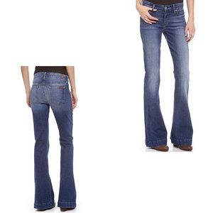 7 FOR ALL MANKIND JISELLE 5 POCKET FLARE JEANS